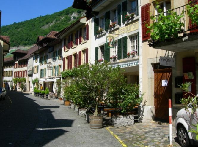 Hotel Zum Alten Schweizer Тванн Экстерьер фото